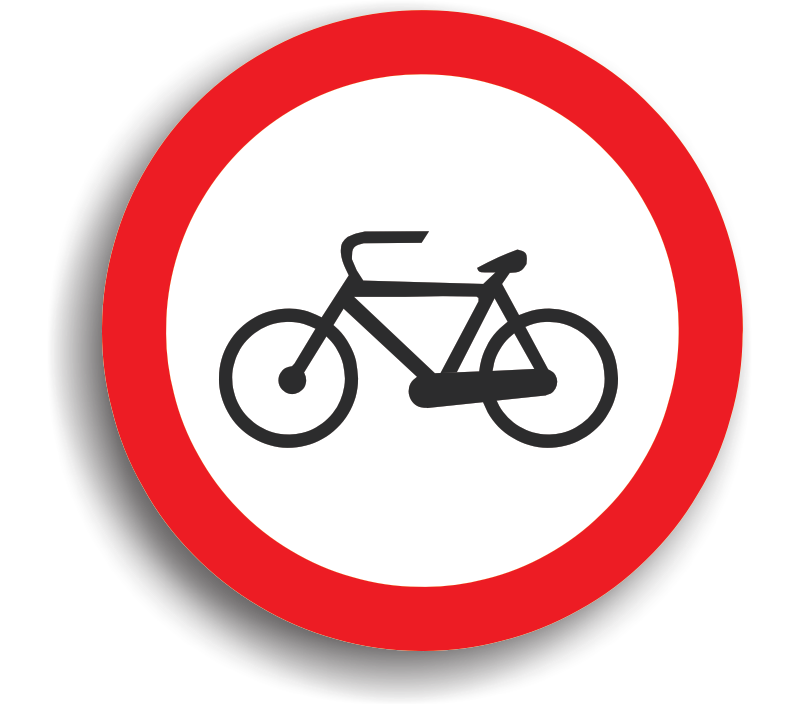Accesul interzis bicicletelor
